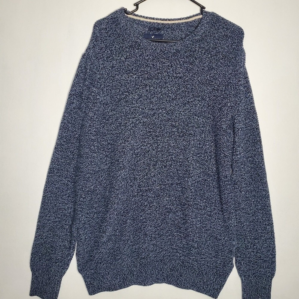 American Eagle Outfitters Mens Long Sleeve Sweater Size Large 100% Cotton knit
